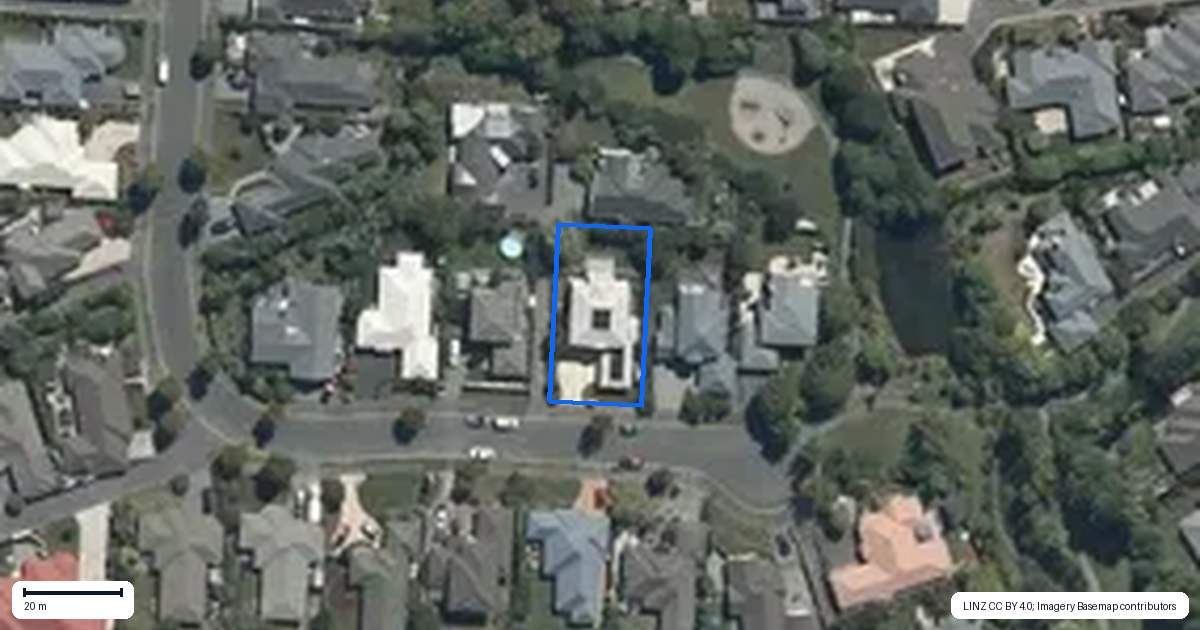 Property context map for 25 Aylsham Lane, Casebrook, Christchurch