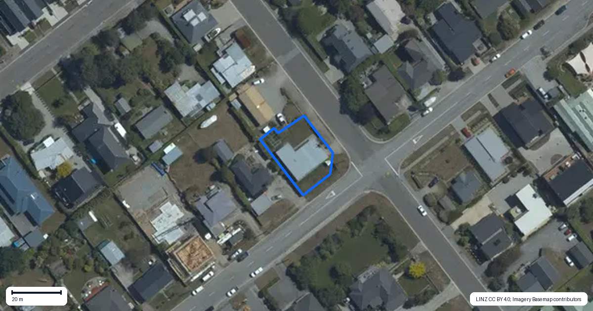 Property context map for 63 Roche Street, Wanaka