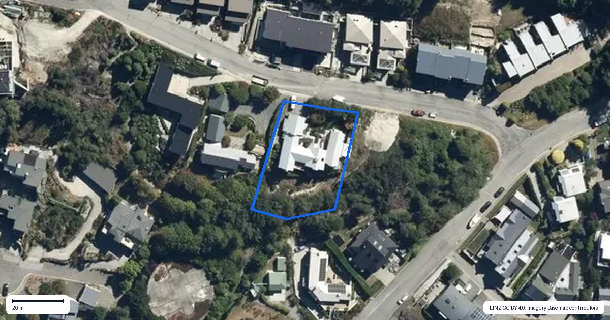 Property context map for 5 Vancouver Drive, Queenstown