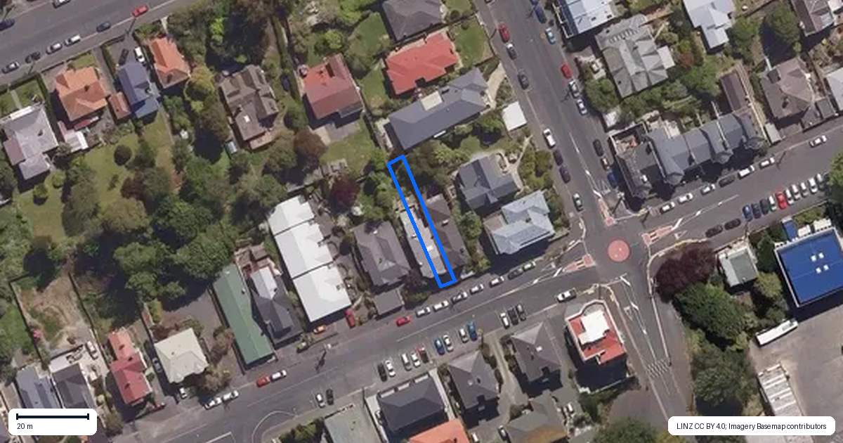 Property context map for 56A Manor Place, Dunedin Central, Dunedin
