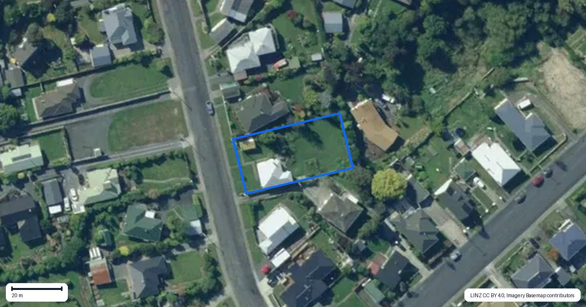 Property context map for 101 Wilson Road, Balclutha