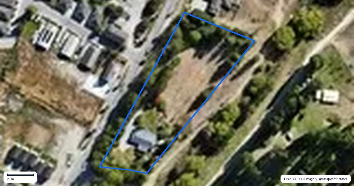 Property context map for 2347 Cardrona Valley Road, Cardrona, Wanaka