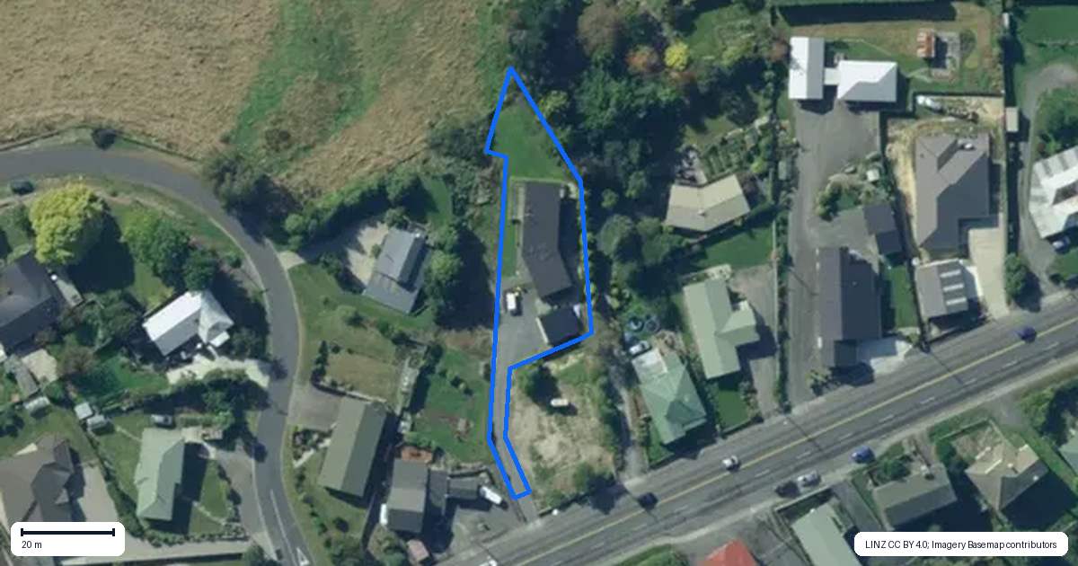 Property context map for 252A Clyde Street, Balclutha