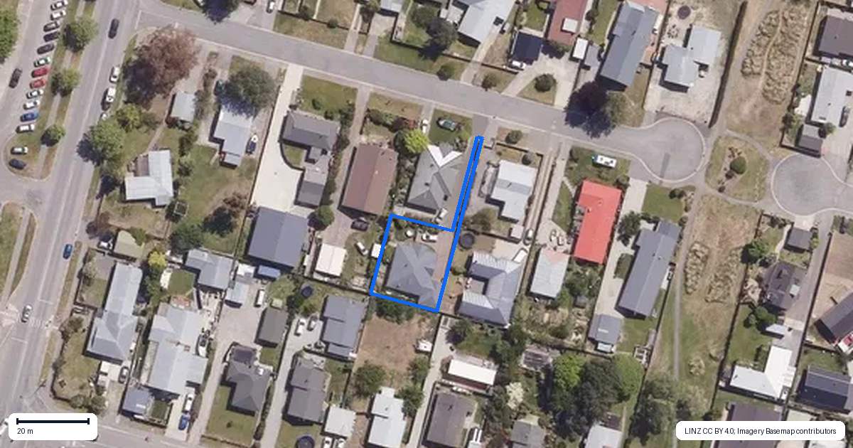 Property context map for 9B Carlow Place, Cromwell