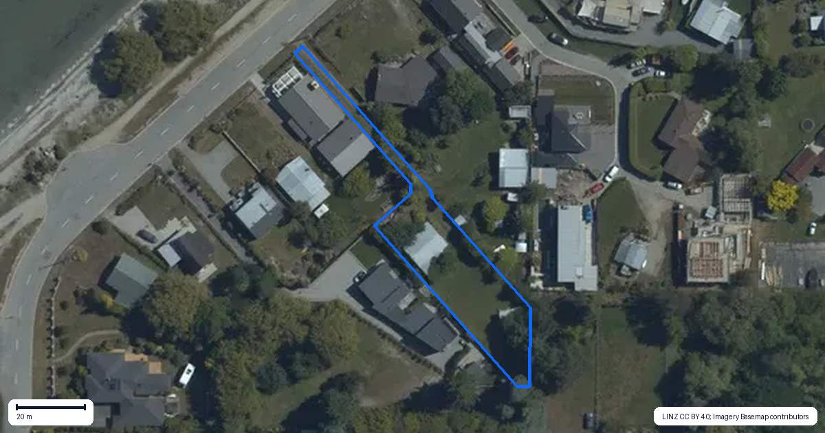 Property context map for 21 Aubrey Road, Wanaka