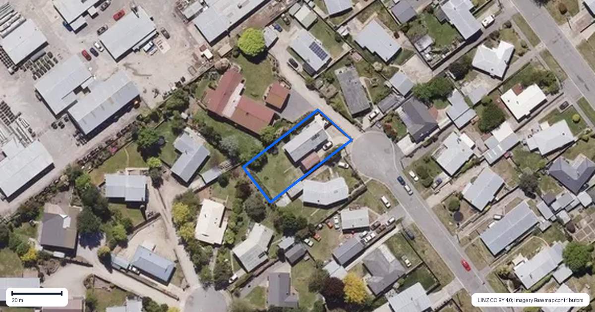 Property context map for 25 Campbell Street, Alexandra