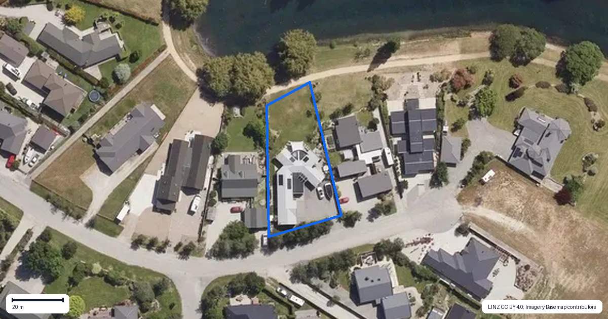 Property context map for 9 Quartz Lane, Mount Pisa, Cromwell