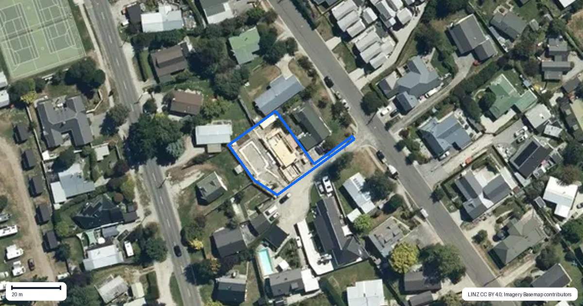 Property context map for 5 Payne Place, Arrowtown