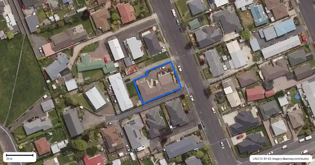 Property context map for 67B Forfar Street, Mosgiel