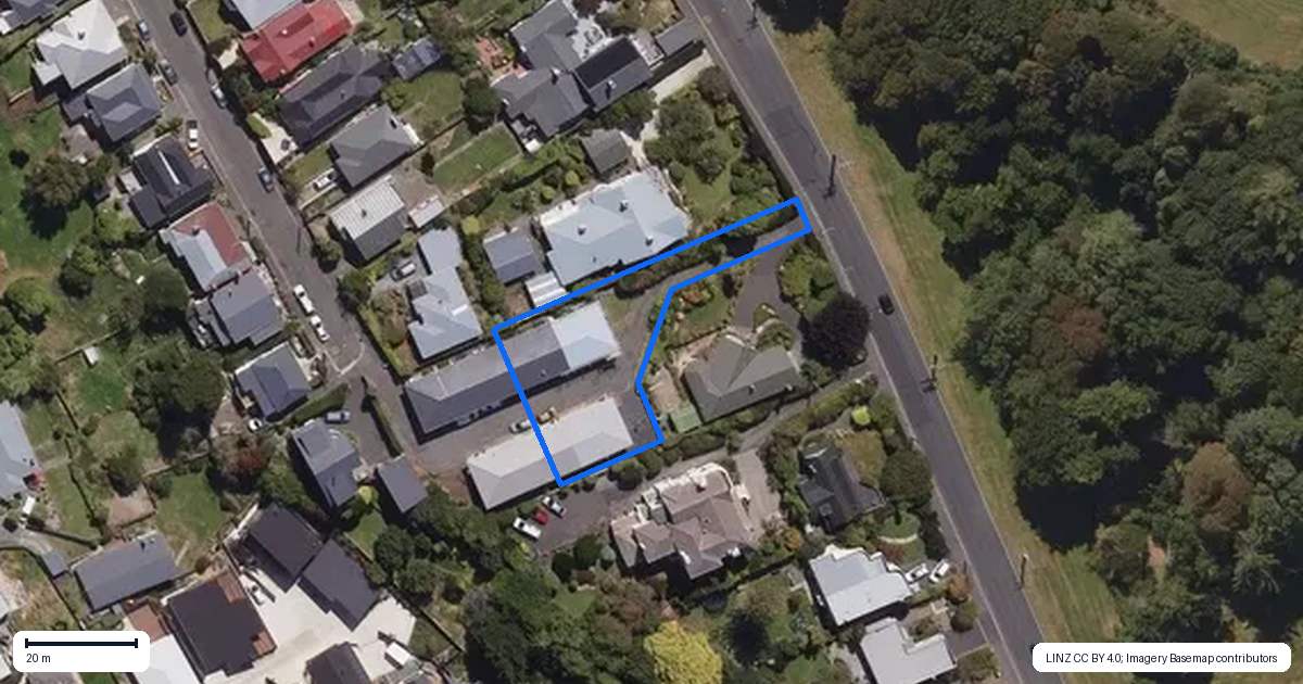 Property context map for 92B Eglinton Road, Mornington, Dunedin