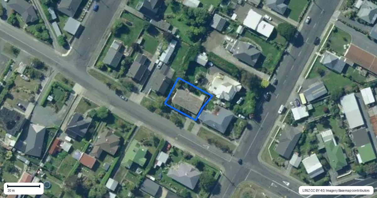 Property context map for 17 Yarmouth Street, Balclutha