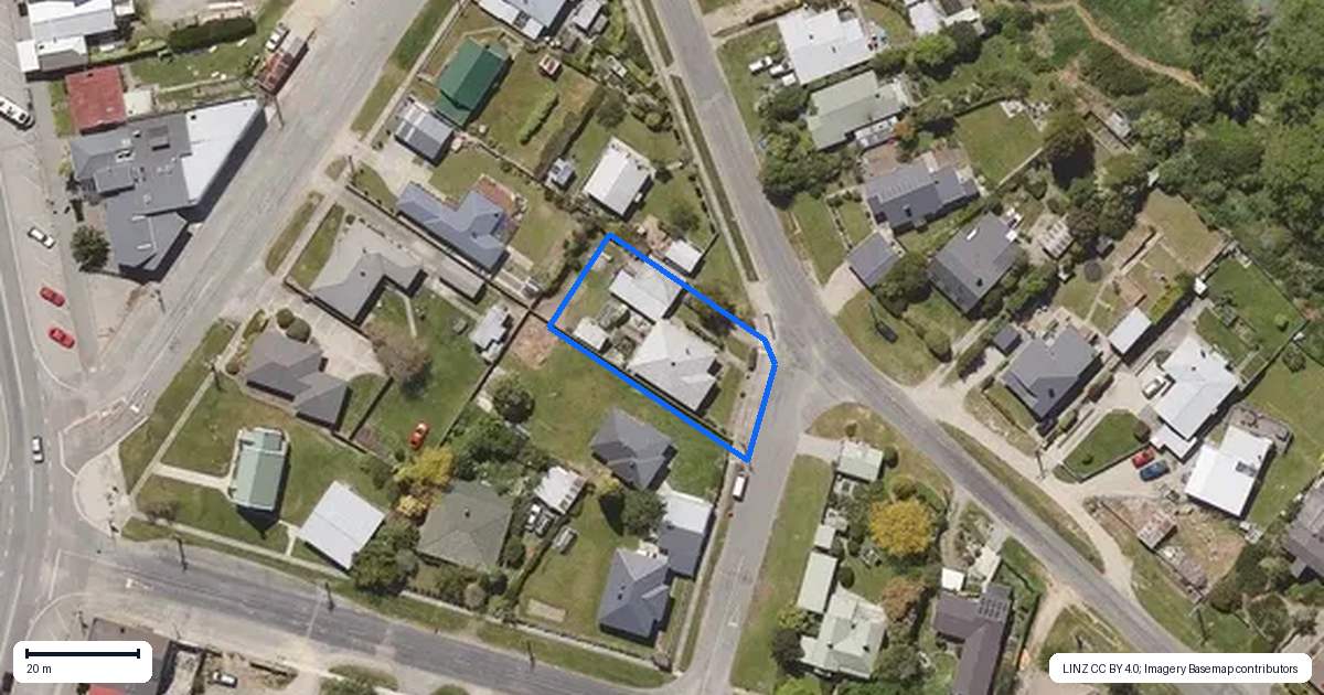 Property context map for 1 Hermitage Street, Roxburgh