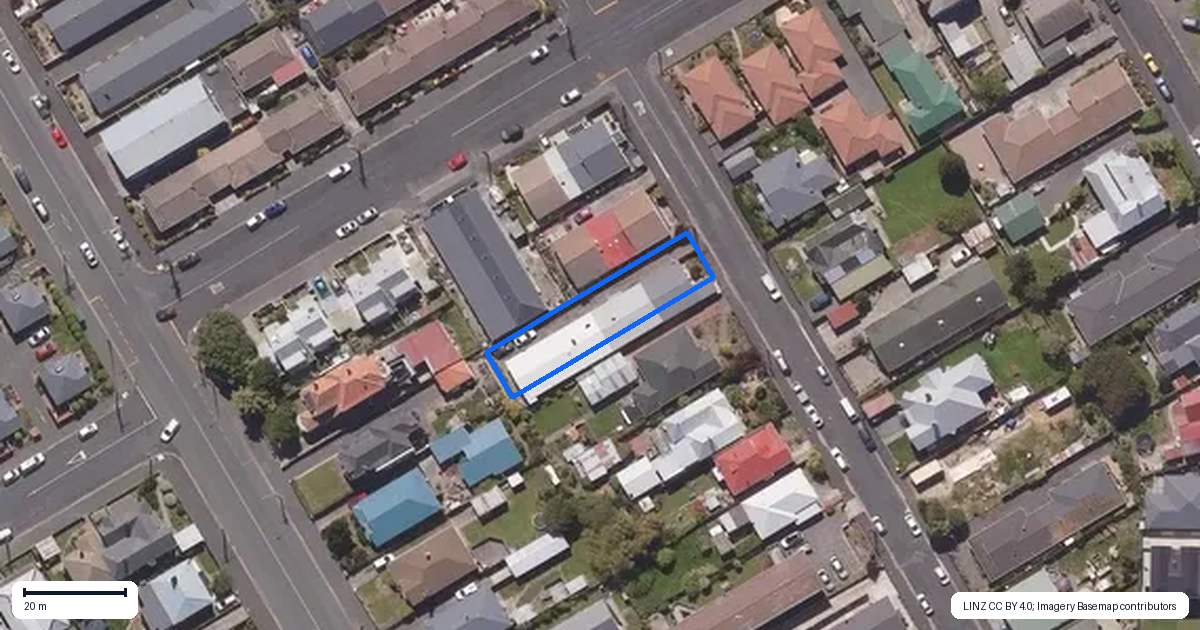 Property context map for 56D Grove Street, Saint Kilda, Dunedin