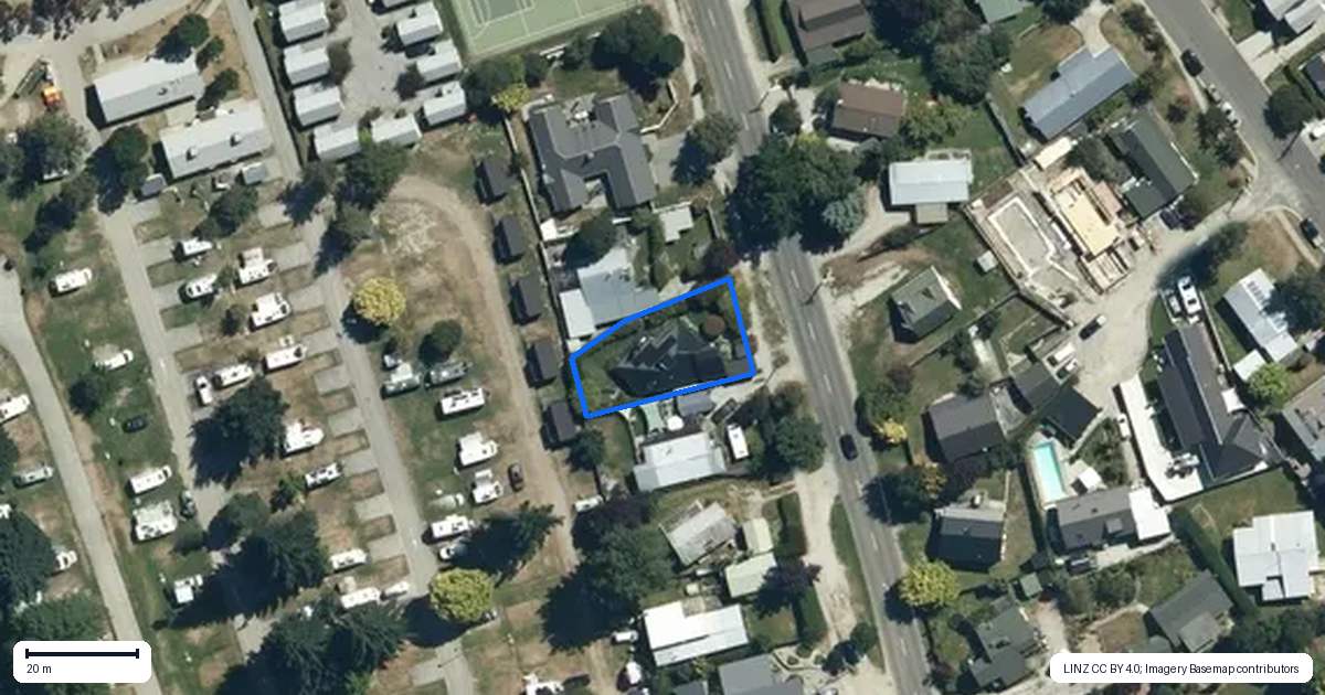 Property context map for 18 Centennial Avenue, Arrowtown