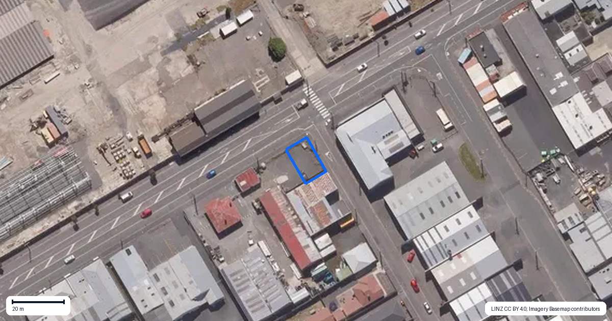 Property context map for 241 Hillside Road, South Dunedin, Dunedin