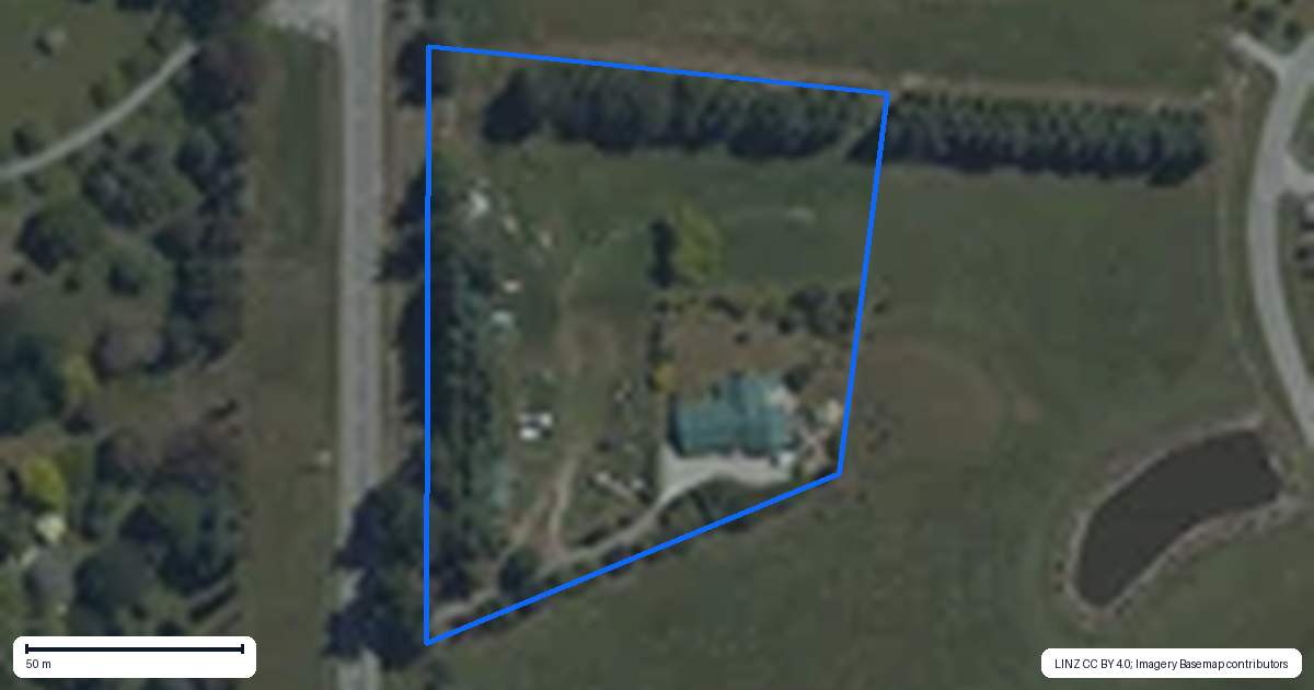 Property context map for 137 Cardrona Valley Road, Wanaka
