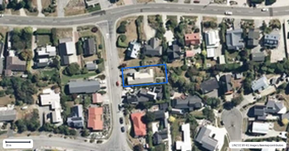 Property context map for 4 Four Views Avenue, Kelvin Heights, Queenstown