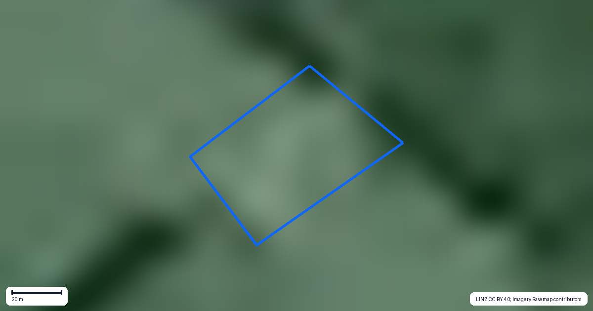 Property context map for 351 Glassford Road, Drybread, Omakau