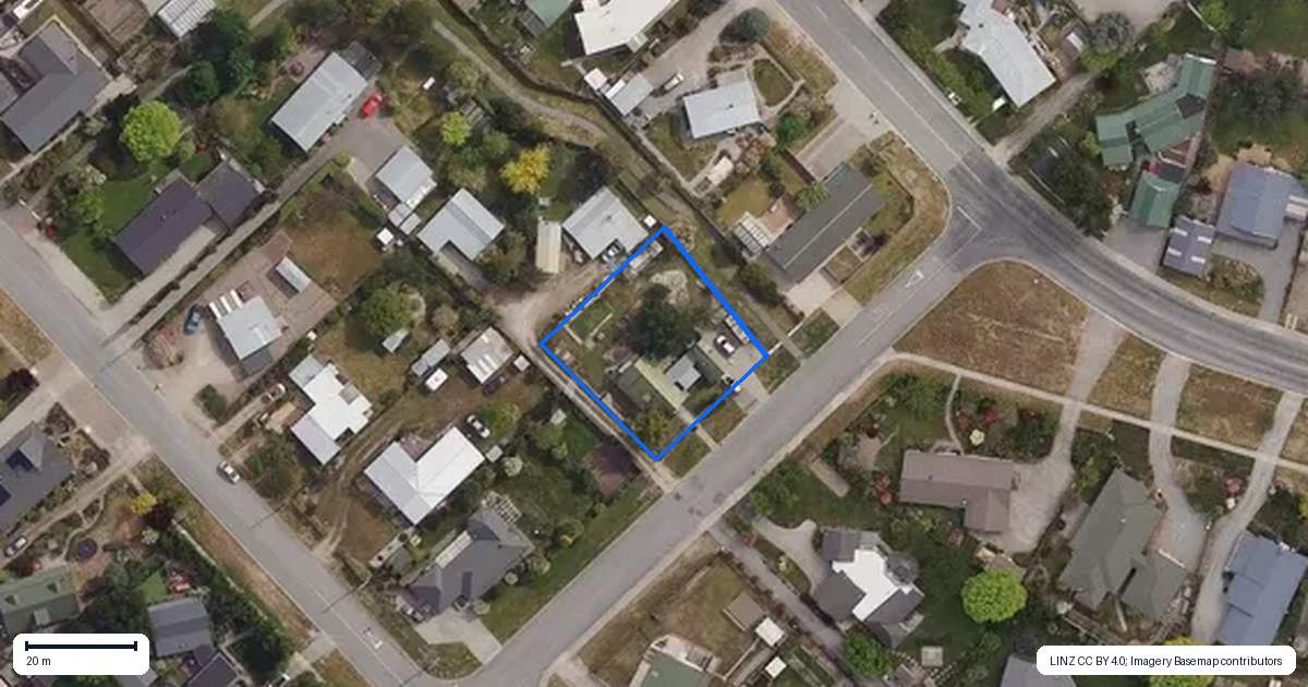 Property context map for 20 Orchard Street, Clyde