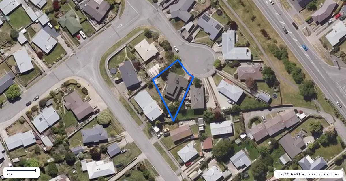 Property context map for 132 Ashworth Street, Alexandra