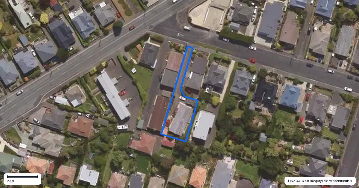 Property context map for 39A Carnarvon Street, Belleknowes, Dunedin