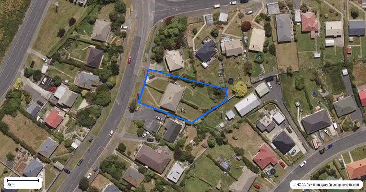 Property context map for 131 Corstorphine Road, Corstorphine, Dunedin