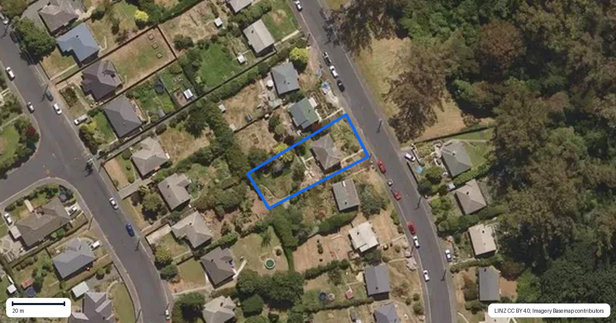 Property context map for 42 Cockerell Street, Brockville, Dunedin