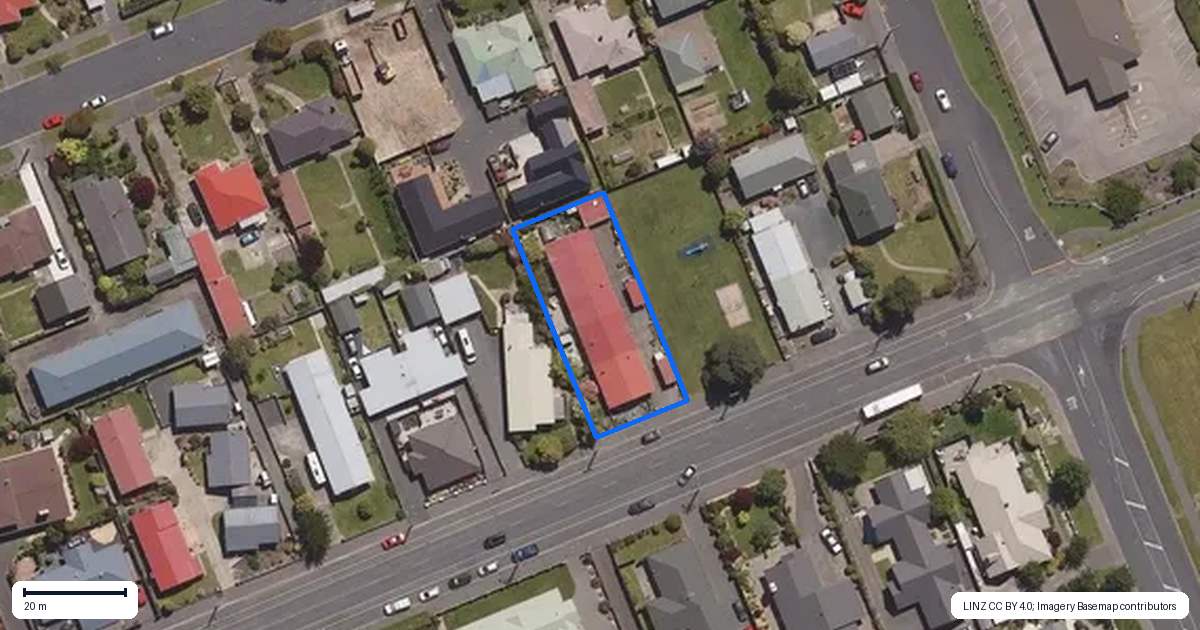 Property context map for 133D Factory Road, Mosgiel