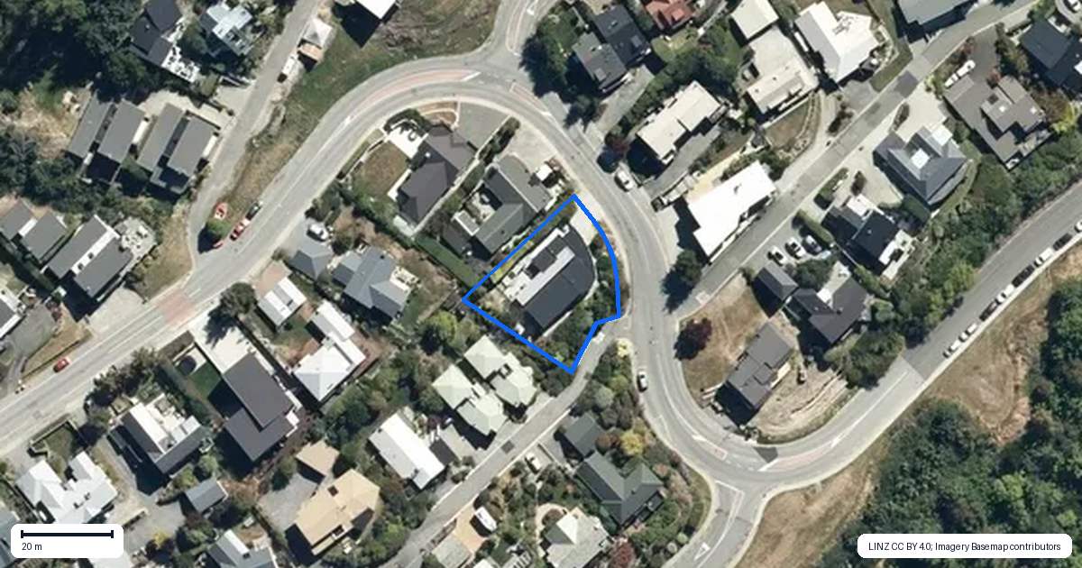 Property context map for 62 Hensman Road, Queenstown
