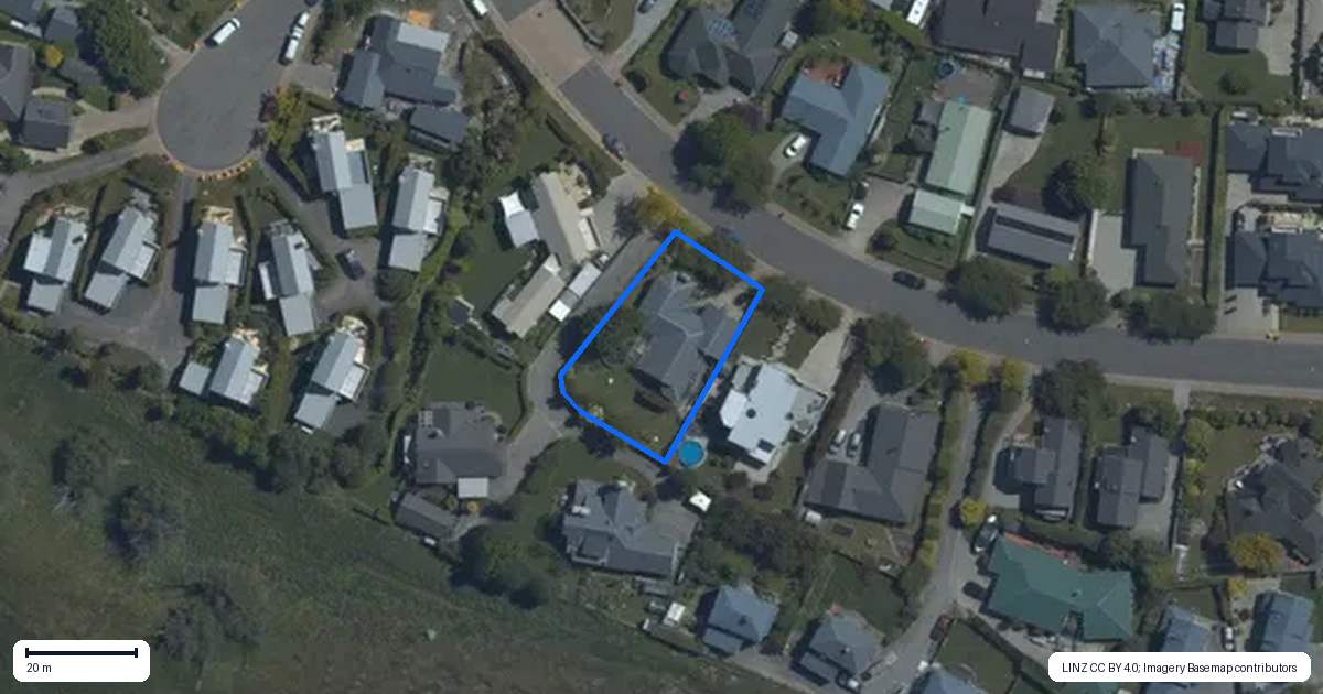 Property context map for 85 Meadowstone Drive, Wanaka