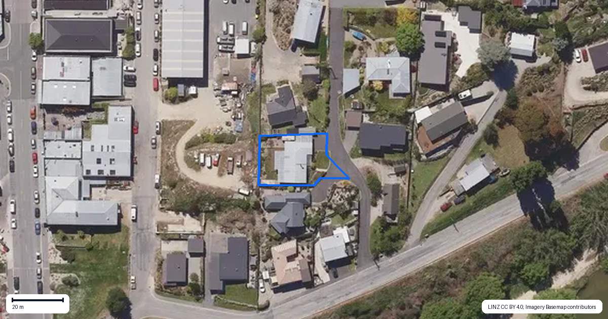 Property context map for 18 Rivers Street, Alexandra