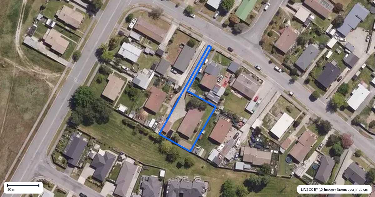 Property context map for 7 Antimony Crescent, Cromwell