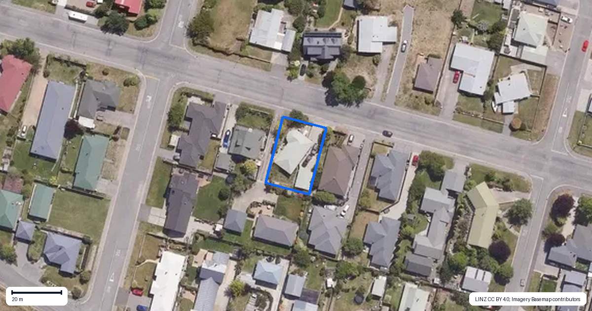 Property context map for 86 Inniscort Street, Cromwell