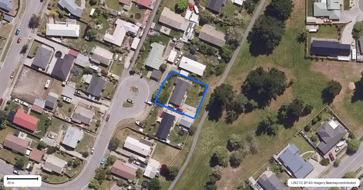 Property context map for 19 Linrosa Place, Cromwell