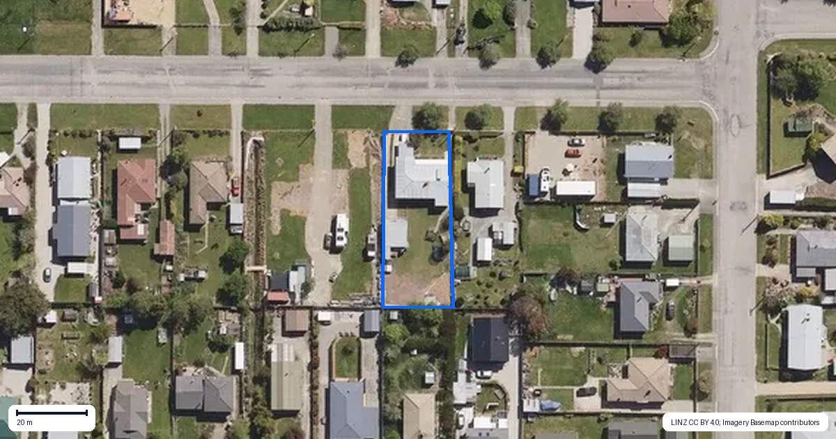 Property context map for 52 Bute Street, Ranfurly