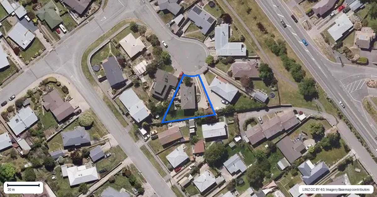 Property context map for 130 Ashworth Street, Alexandra