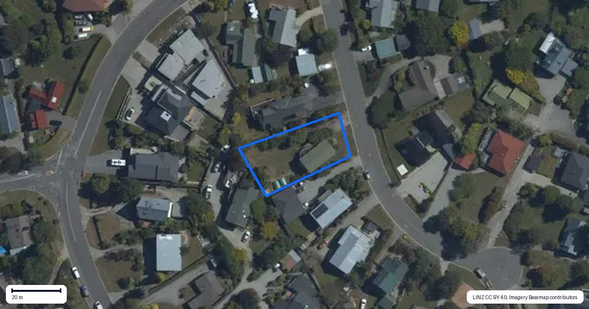 Property context map for 5 Rimu Lane, Wanaka