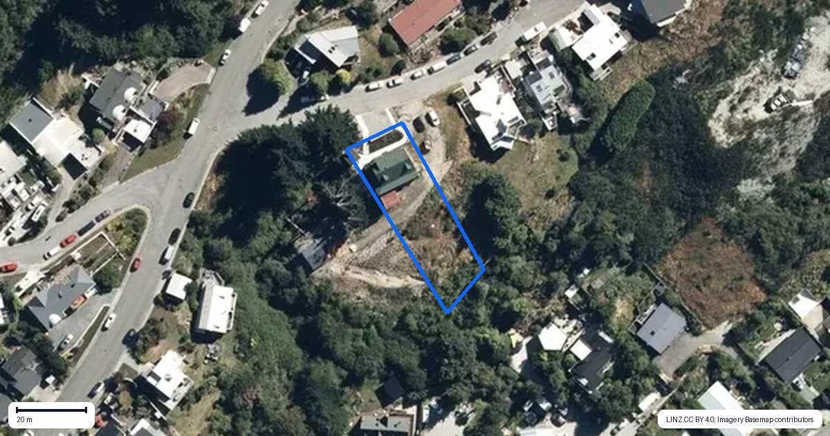 Property context map for 1 Von Place, Fernhill, Queenstown