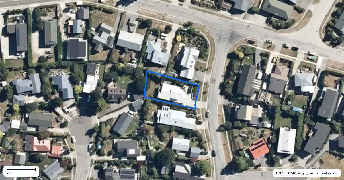 Property context map for 5 Cedar Drive, Kelvin Heights, Queenstown
