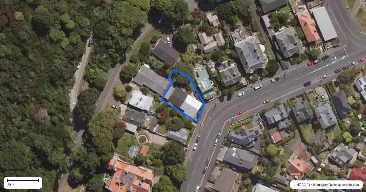Property context map for 52A Royal Terrace, Dunedin Central, Dunedin