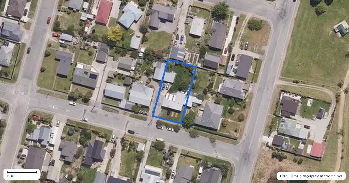 Property context map for 11 Ortive Street, Cromwell