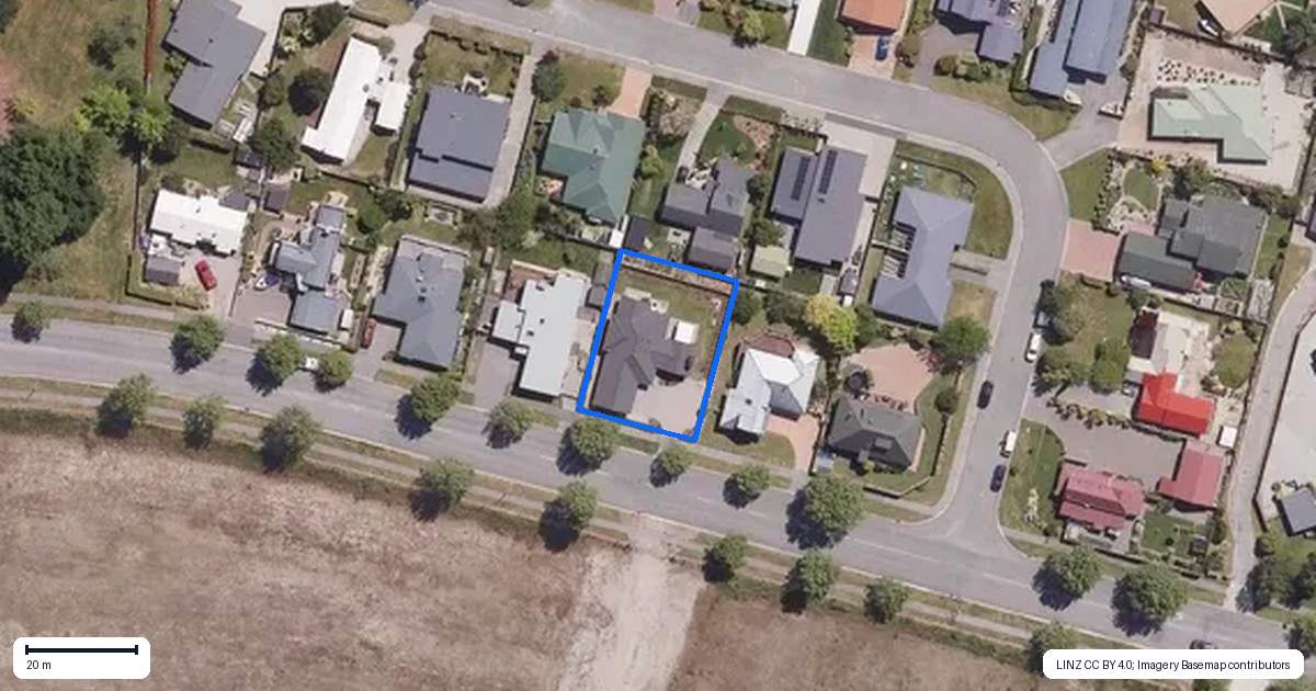 Property context map for 23 Gair Avenue, Cromwell