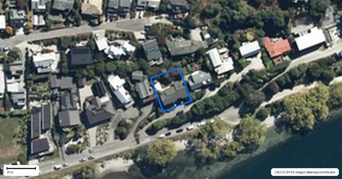Property context map for 148 Park Street, Queenstown
