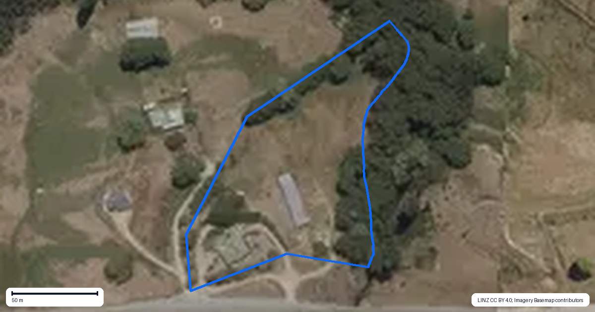 Property context map for 2339 Omakau-Chatto Creek Road, Omakau