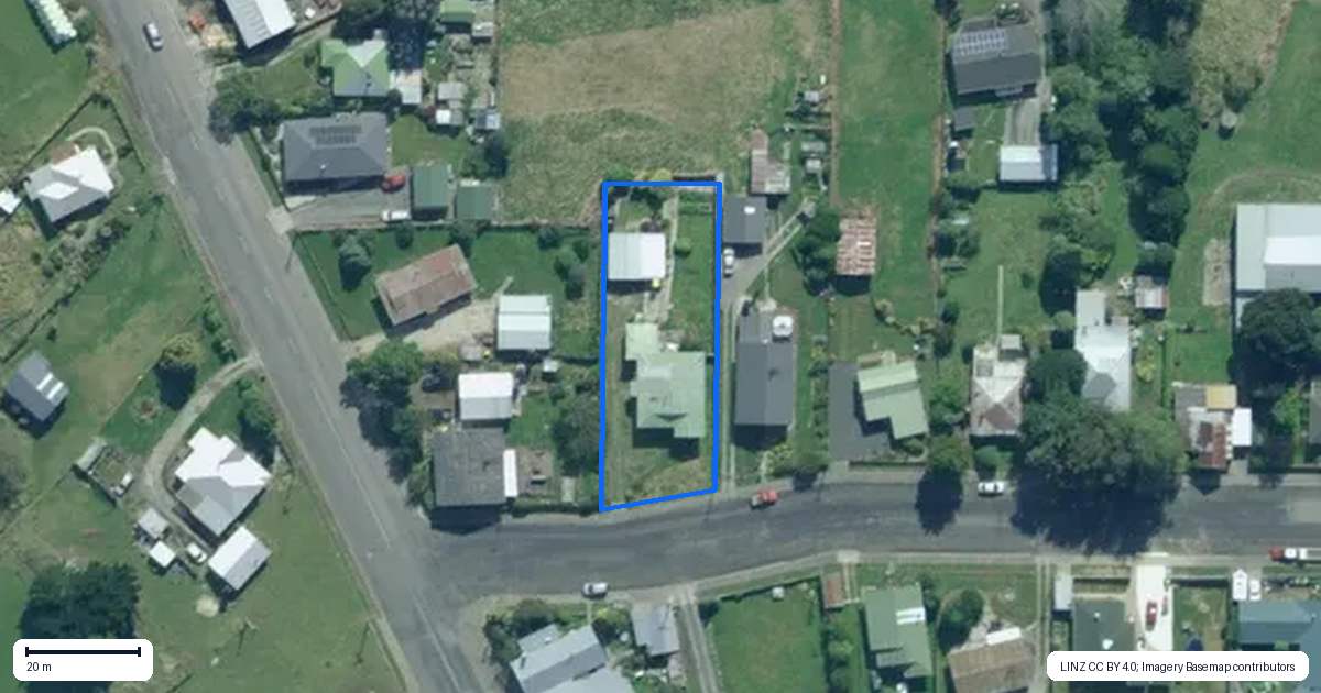 Property context map for 3 Ryley Street, Owaka