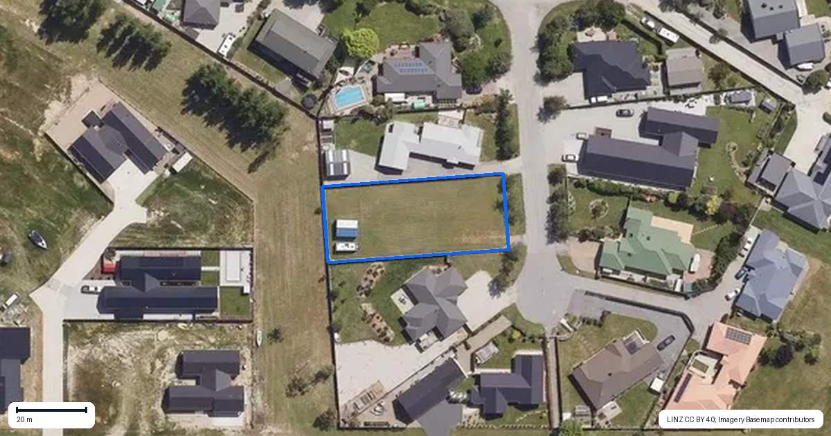 Property context map for 6 Shine Lane, Mount Pisa, Cromwell