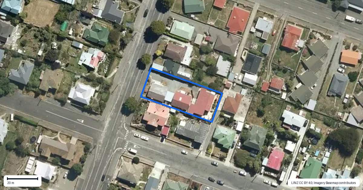 Property context map for 51A Reed Street, Oamaru