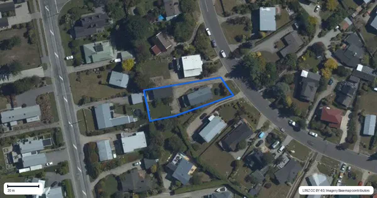 Property context map for 37 Hunter Crescent, Wanaka