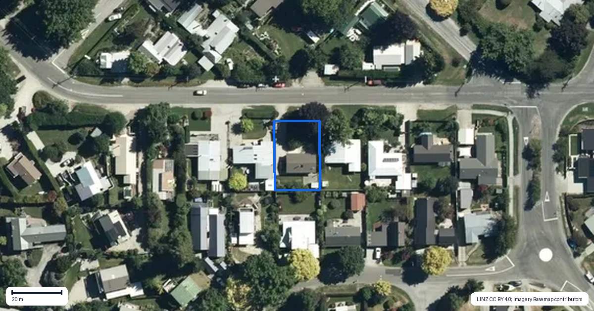 Property context map for 29 Kent Street, Arrowtown