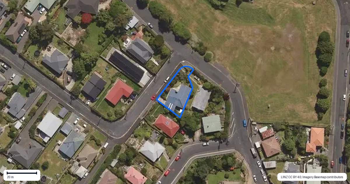 Property context map for 3 Gibson Street, Kaikorai, Dunedin